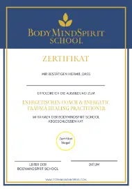 Body Mind Spirit School Zertifikat - Energetischer Coach Zertifikat