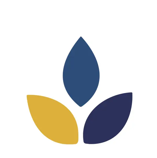 BMS Blüte Icon bunt mit bogen