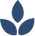 Blüten Icon in blau